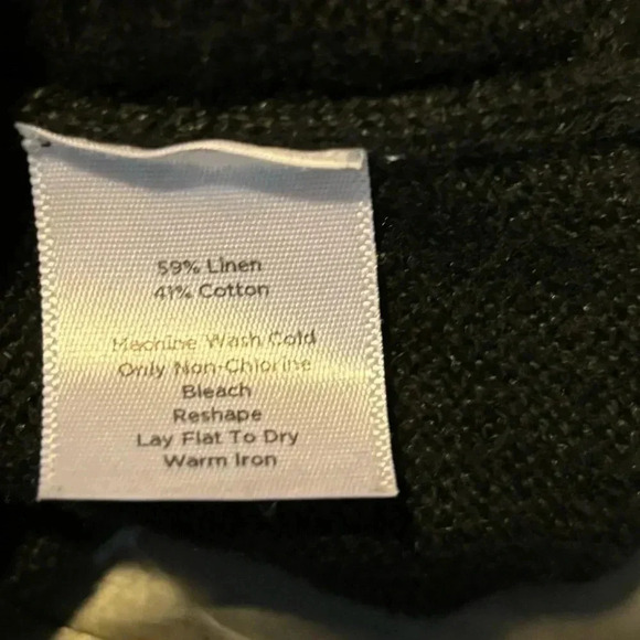 Talbots Women's Sweater Cardigan Black Petite Size P - Picture 5 of 5